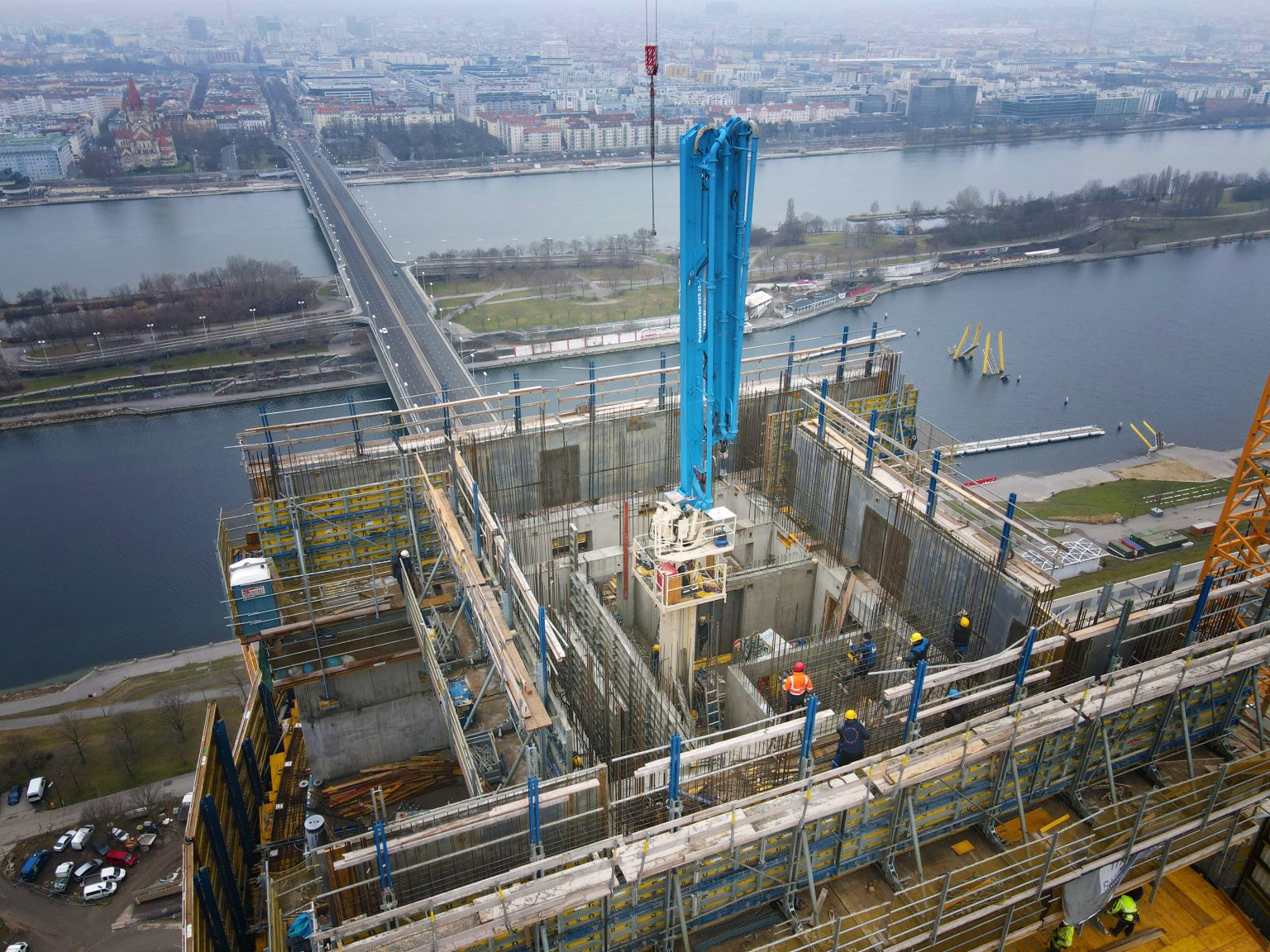 Danube Flats der höchste Wohnturm Österreichs DOKA Blog