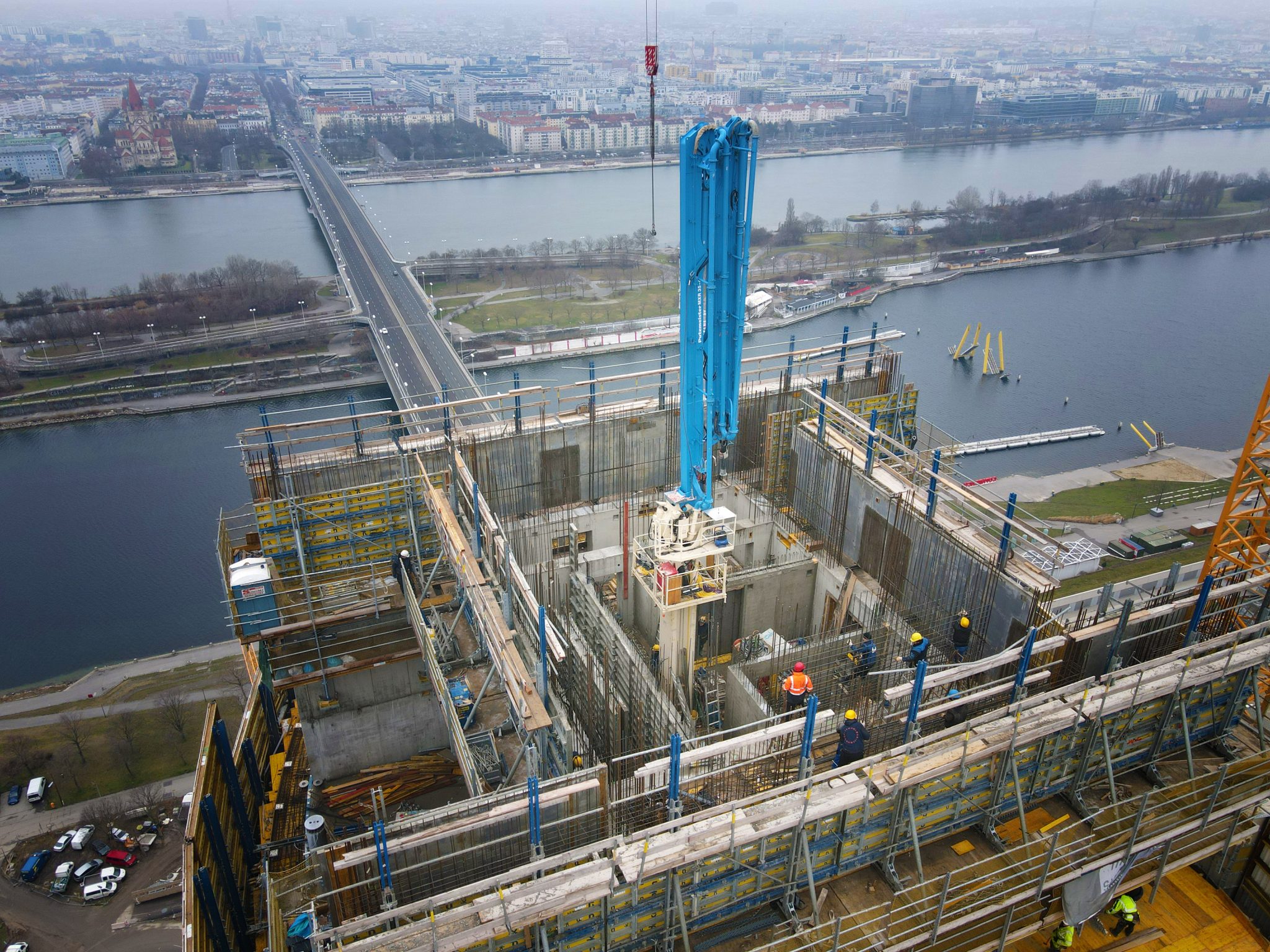 Danube Flats der höchste Wohnturm Österreichs DOKA Blog