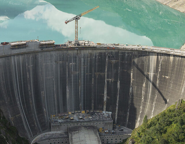 Kaprun: Staumauer wächst mit Doka um neun Meter